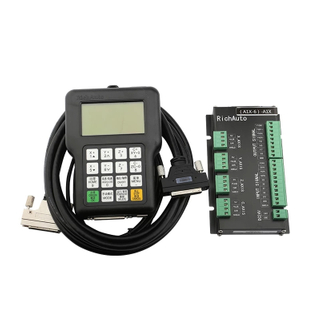 Richauto DSP A18 4osý CNC ovladač USB Linkage Motion Control System, vhodný pro CNC router CNC gravírovací stroj