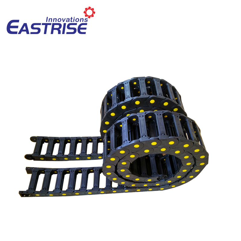 Plastový nylonový kabelový žlab Flexibilní kabelový nosič hadice Tažený řetěz